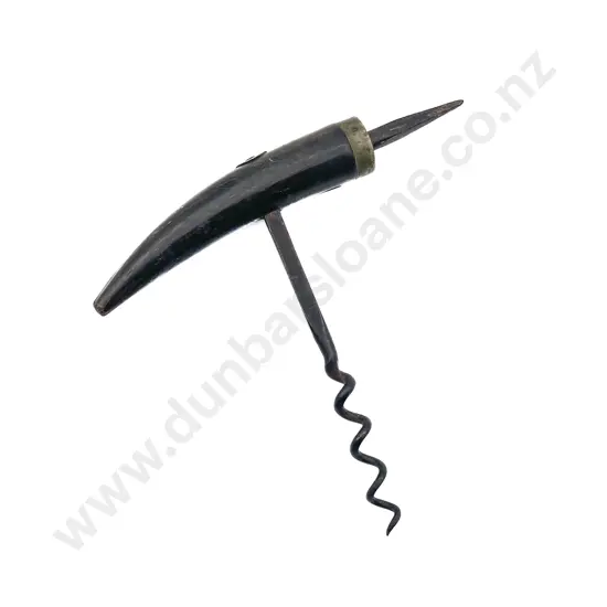 Victorian Horn and Steel Corkscrew