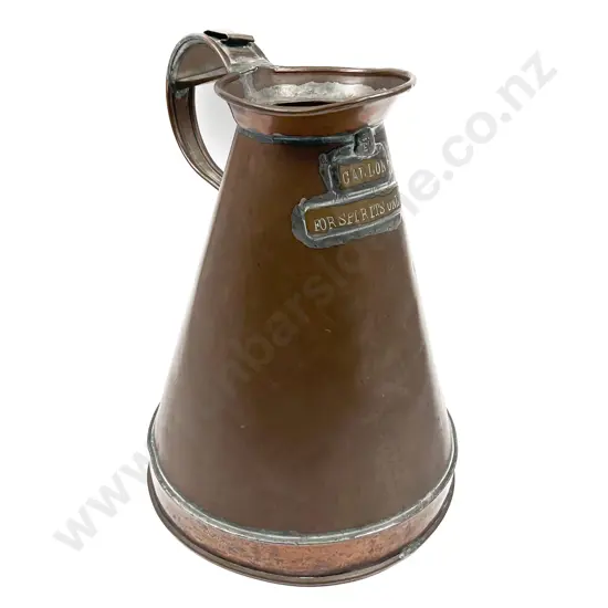 Antique Copper Gallon Measure