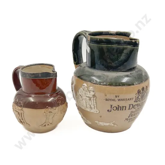 John Dewar & Sons RD Jug (AF) and Smaller S/S Mounted RD Jug
