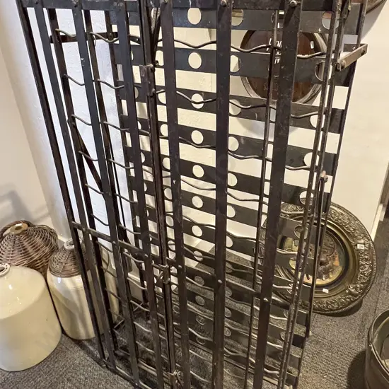 Wrought Metal Wine Rack