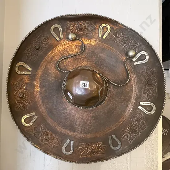 Copper Sombrero Wall Hanging