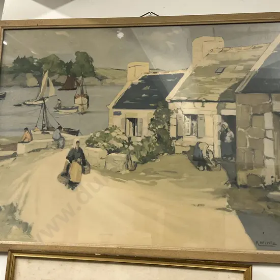 R. Wintz Vintage Print