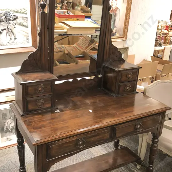 Mirror Back Dressing Table