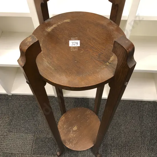 Oak Two Tier Plant Stand