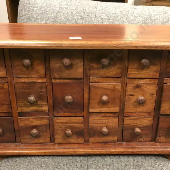 Small Eighteen Drawer Knickknack Chest