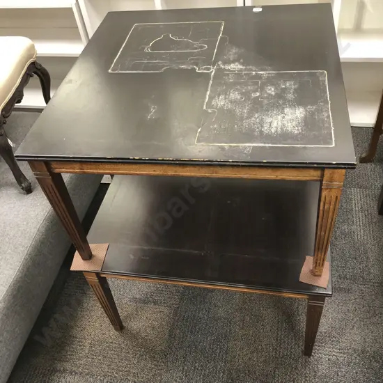 Pair of Square Coffee Tables (Faults)