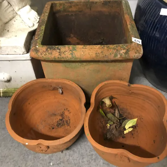 Two Terracotta Planters