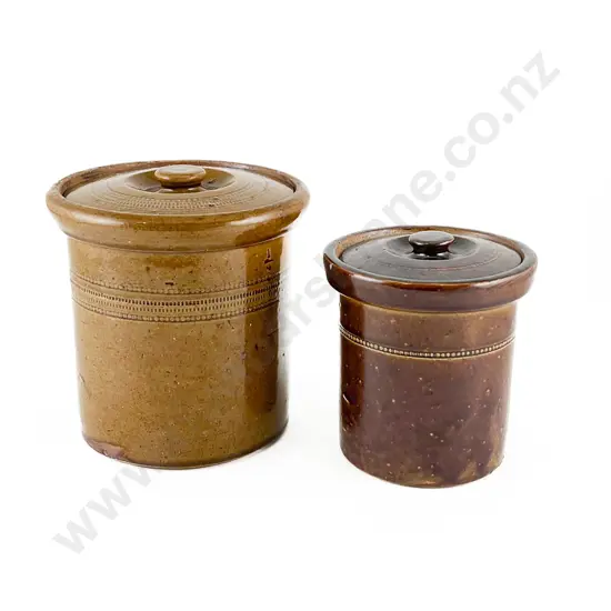 A Pair Of Luke Adams Lidded Jars