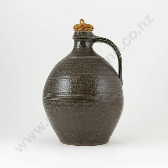 Mirek Smisek Salt Glazed Flask