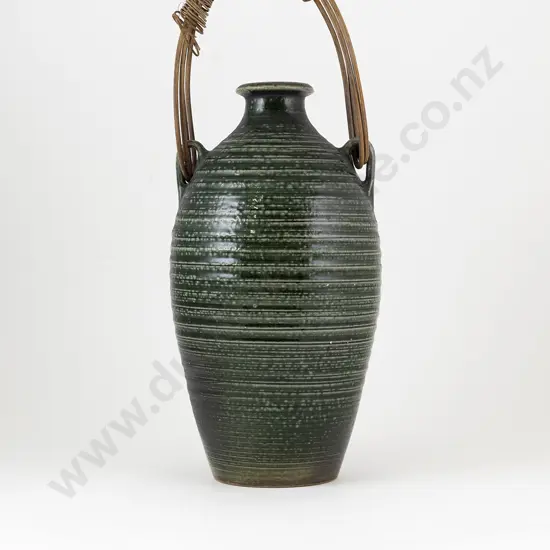 Mirek Smisek Stoneware Wine Flask
