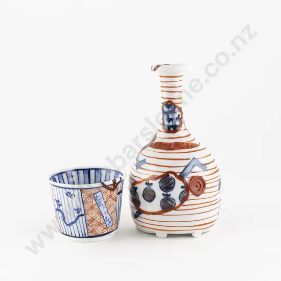 Aaron Scythe Bottle Vase And Yunomi