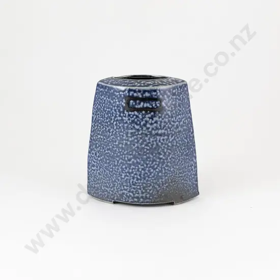 Duncan Shearer Blue Salt Glazed Vase