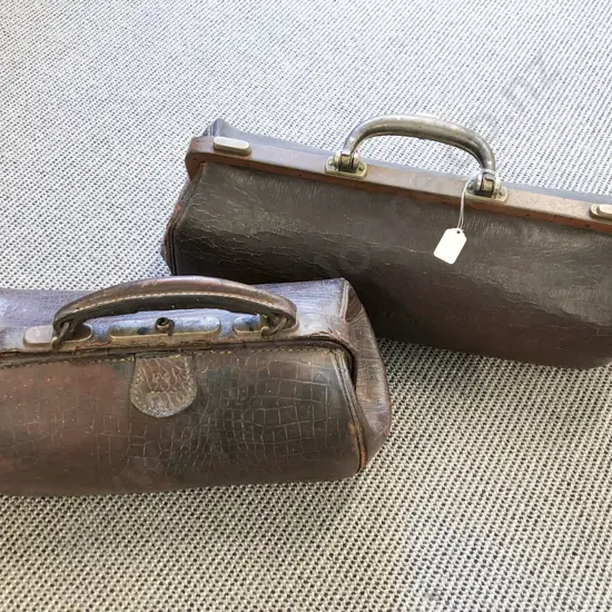 Two Vintage Leather Bags