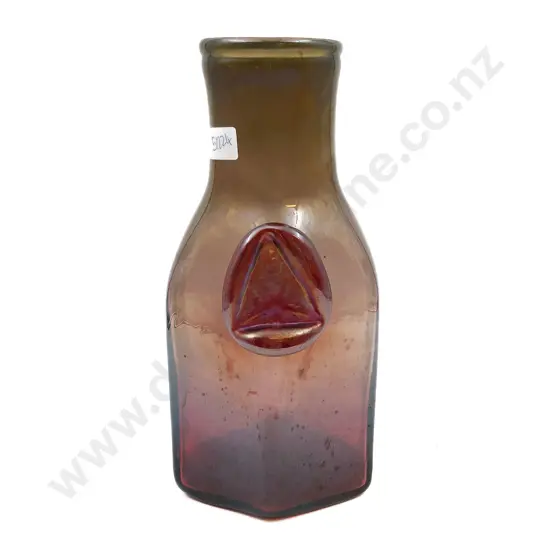 Art Glass Iridescent Flagon
