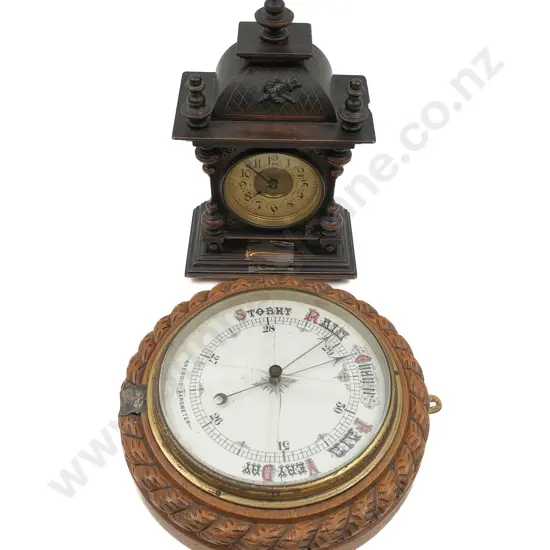 Mantel Clock & Barometer (faults)