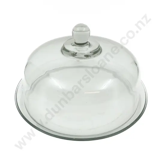 Glass Cake Plate & Dome Cover