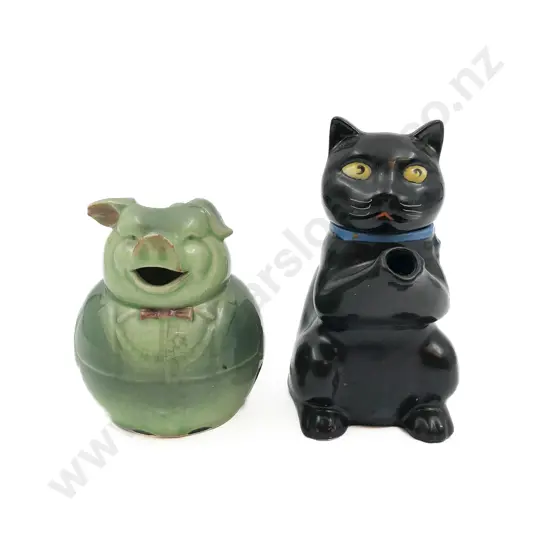 Two Animal Form Jugs (faults)