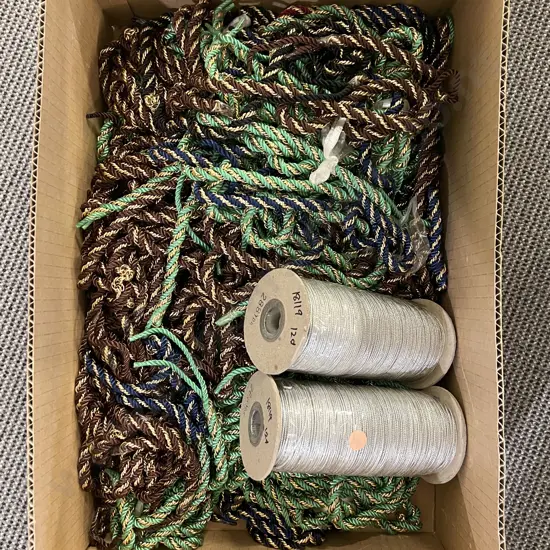 Box of Assorted Furnishing Cords