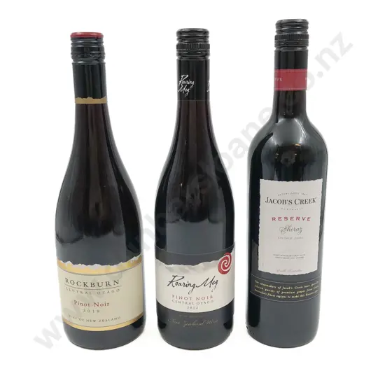 Three Bottles NZ Red Wine
