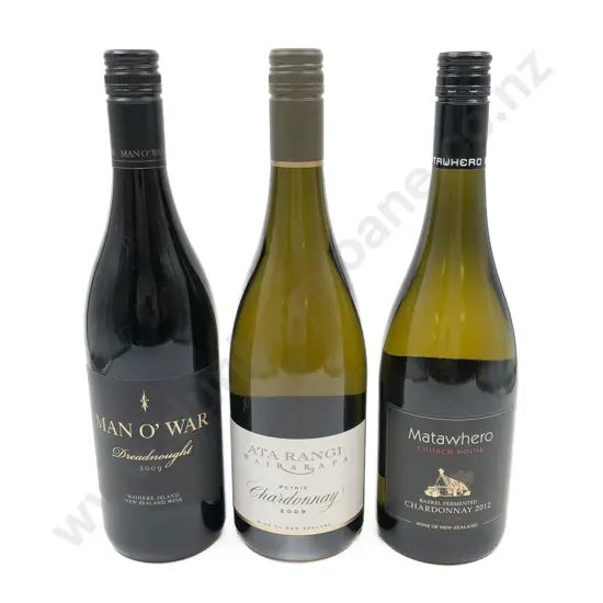 Two Bottles NZ White Wine & One NZ Red Wine