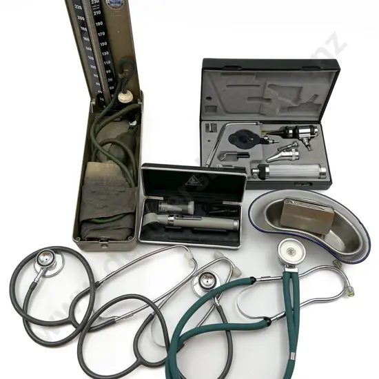 Qty of Assorted Medical Equipment Including Stethoscope