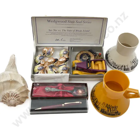 Small Box of Assorted Including Novelty Salt & Pepper Shakers etc