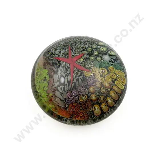 Peter Raos Art Glass Paperweight