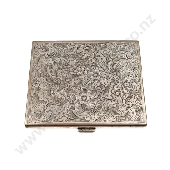 Sterling Silver Cigarette Case