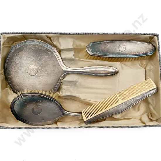 Four S/S Dressing Table Items