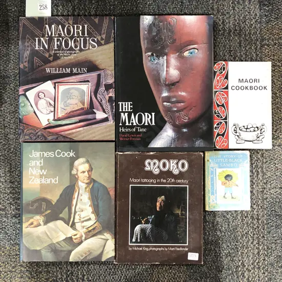 Six Mostly NZ & Maori Reference Books