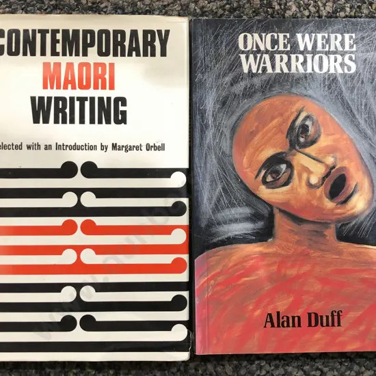 Signed Copy of Once Were Warriors together with Contemporary Maori Writing