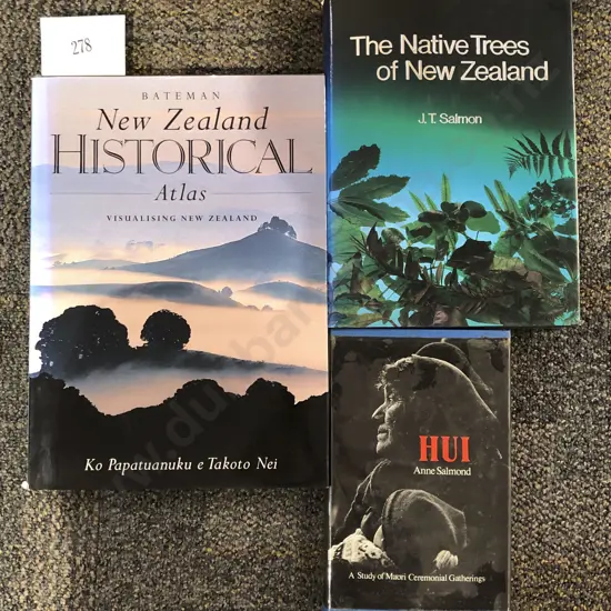 Hui - Ann Salmond together with Two NZ Reference Volumes