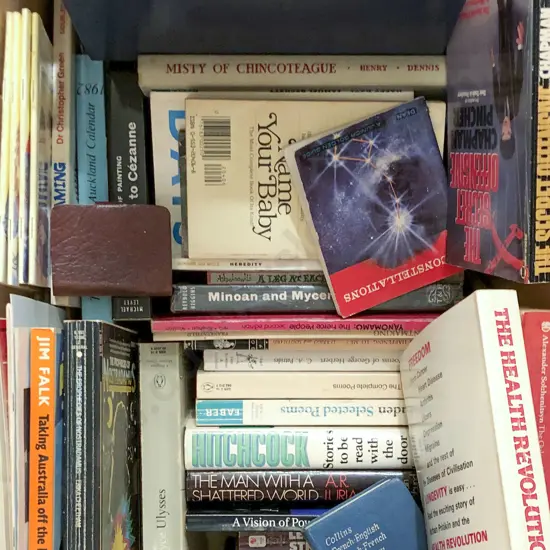 Box of Assorted Books