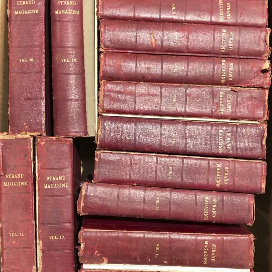 Box of Assorted Strand Magazine Volumes