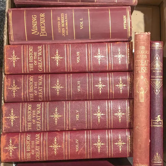 Box of Assorted Books incl War Reference