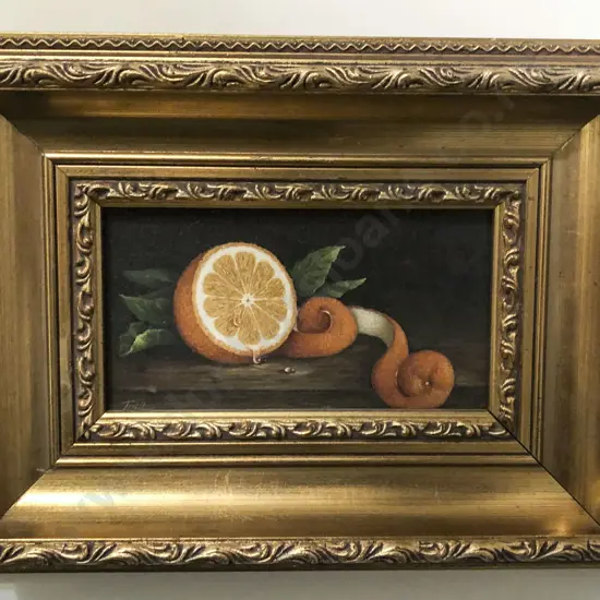 Patricia Bunyan - Oil Still Life of Orange