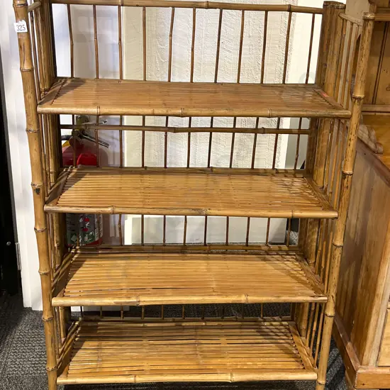 Folding Bamboo Shelving Unit