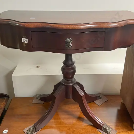 Single Drawer Mahogany Hall Table