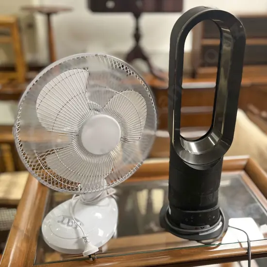 Dyson Hot & Cold Fan & White Fan