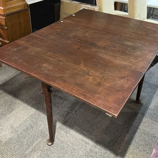 Geo III Mahogany Pembroke (Drop Leaf) Dining Table