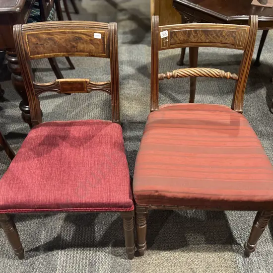 Two Early C19th Mahogany Dining Chairs