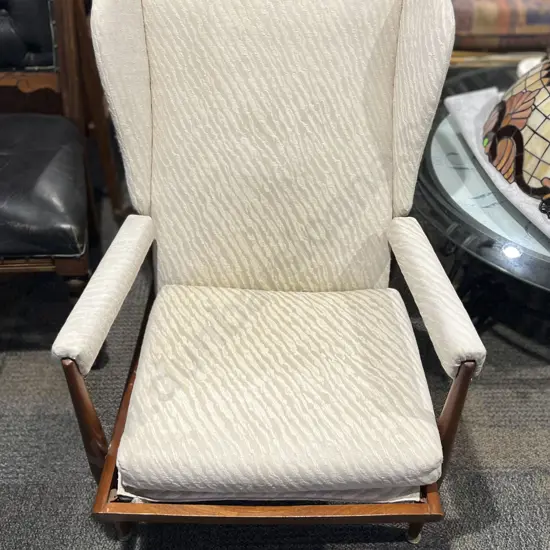 Mid Century Wing Back Armchair