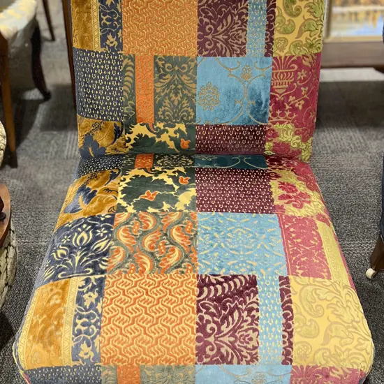 Patchwork Upholstered Nursing Chair