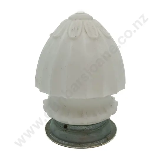 Victorian Opaque Glass Lightshade