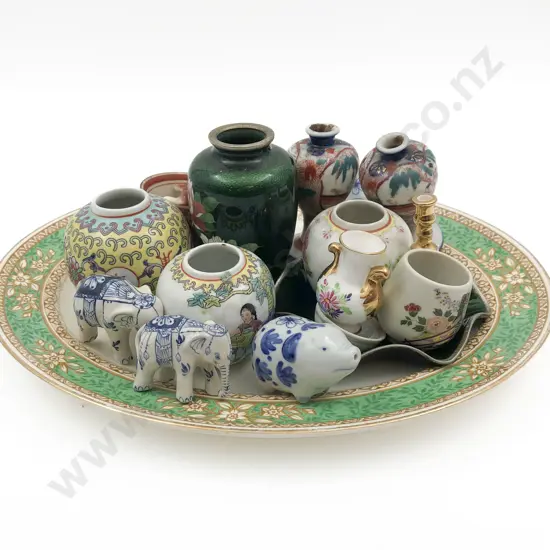Qty of Assorted Miniature Vases and Ornaments etc