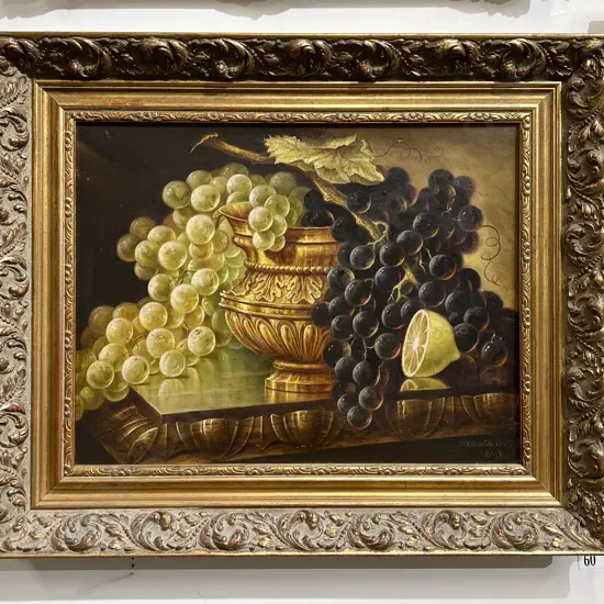Signed Still Life - oil on canvas