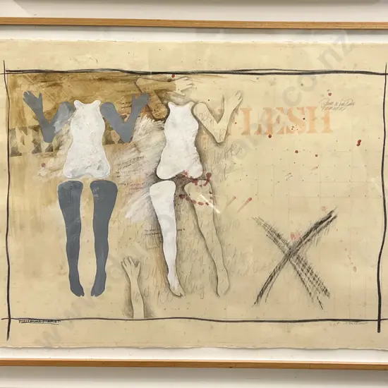 Mixed Media Abstract Work - signed