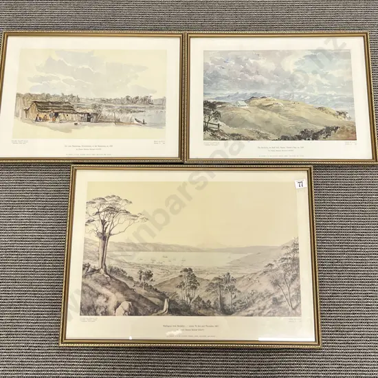 Three Framed Turnbull Library Prints