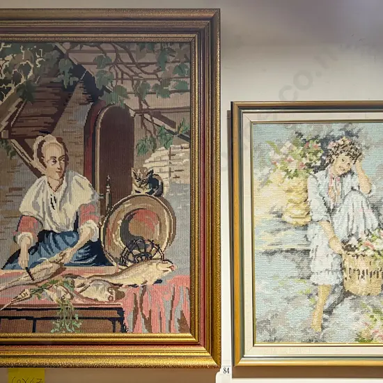 Two Framed Tapestries