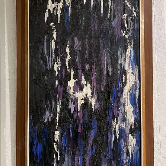 Bertram Hogan - Ninth Symphony  - oil on hessian laid on board